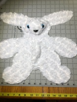 Pauline’s Photography Photo of rabbit front sewn together.